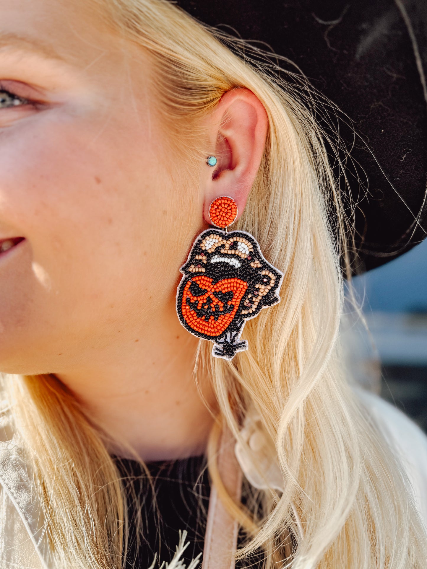 The Rolling Pumpkins Earring