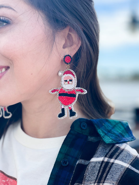 OMG! SANTA! Earring