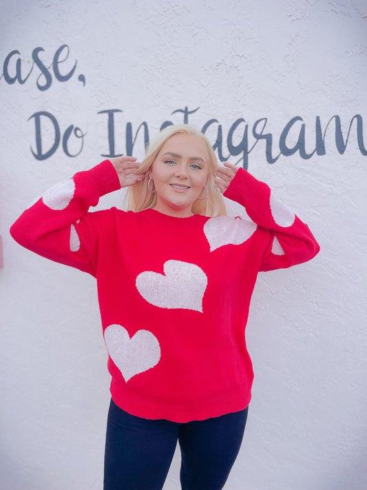 Queen of Hearts Sweater